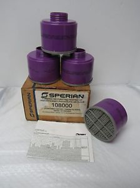 Sperian 108000 High Efficiency Particulate Air Filter-Box Of 4
