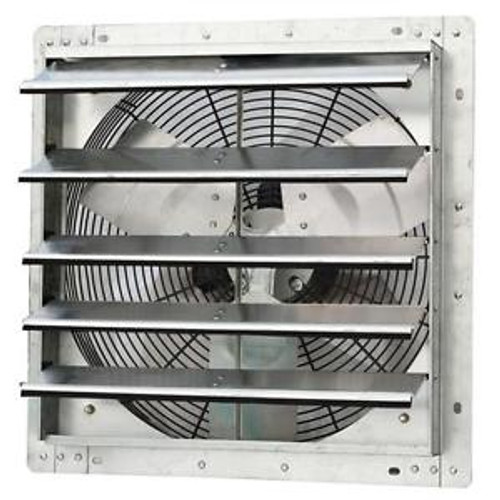 18 Variable Speed Shutter Exhaust Fan Wall Mounted Garage Shop Barn Shed Vent