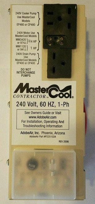 Mastercool P225102A Contractor Pack Power Supply for Evap Cooler 240V 60Hz 1PH