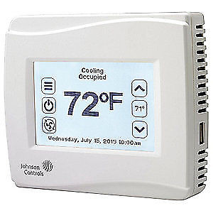 JOHNSON CONTROLS ThermostatPNPDehumid YesSensor Yes TEC3322-00-000 White