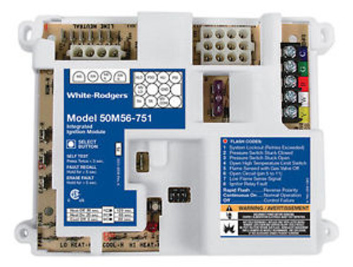 White Rodgers 50M56U-751 Carrier Single Stage HSI Furnace Control Kit