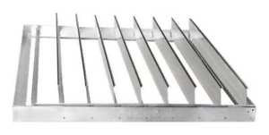 No Flange Horizontal Mount Backdraft Exhaust Damper Dayton 5NKN9