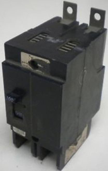 WESTINGHOUSE GHB2100 277 / 480 VAC 100 Amp 2 Pole CIRCUIT BREAKER