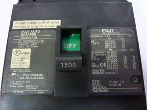 Fuji Electric SA203BAUL150 Auto Circuit Breaker 240V 150A 3-Pole  WOW