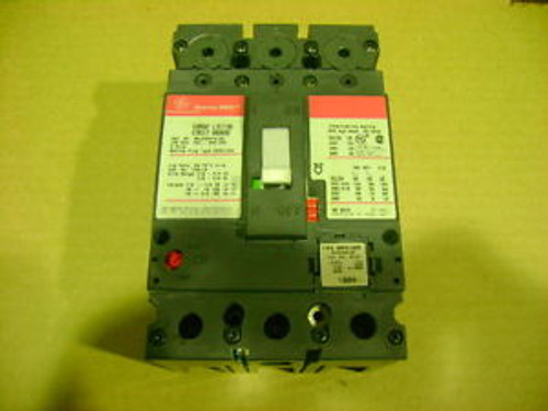 GE SPECTRA CIRCUIT BREAKER CAT SELA36AT0100 100A/600V/3POLE W/100A TRIP