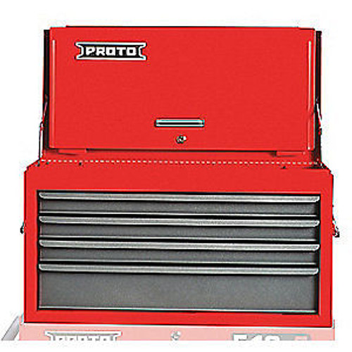 PROTO Steel Top Chest27 in. W4 Drawers J542715-4SG-D Red