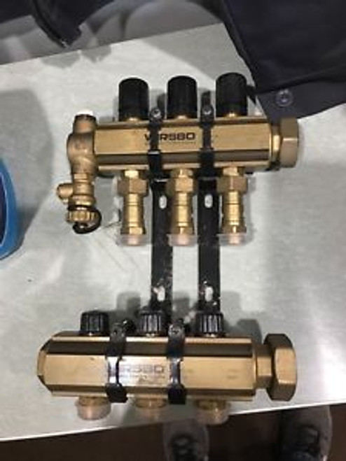 Uponor Wirsbo  TruFLOW Jr Manifold Assy w Balancing Valves Valveless