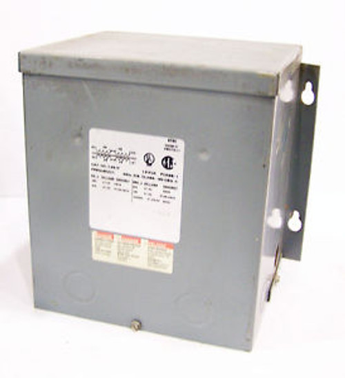 SQUARE D 1.5S1F INDUSTRIAL 1.5 KVA ELECTRICAL TRANSFORMER SINGLE PHASE
