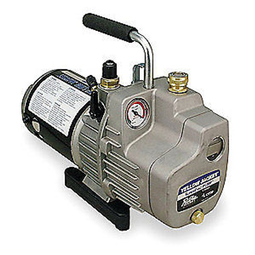 YELLOW JACKET Refrig Evacuation Pump6.0 cfm8 ft. 93560