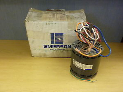 Emerson K55HXGGM-8199 Blower Motor 115VAC 1PH 3/4HP 4 Speed 900RPM 1/2