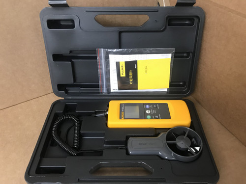 Fluke New 925 Impeller Anemometer Meter Wind Speed Air Flow Velocity Temperatu