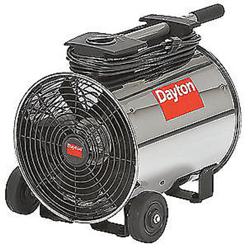 DAYTON Portable Blower Fan120V860 cfmSilver 20VD61