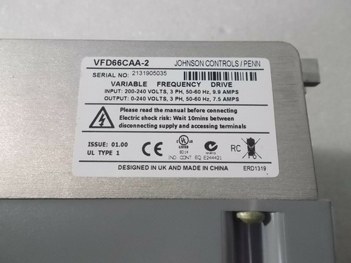 NEW - Johnson Controls VFD66 - Variable Frequency Speed Drive -