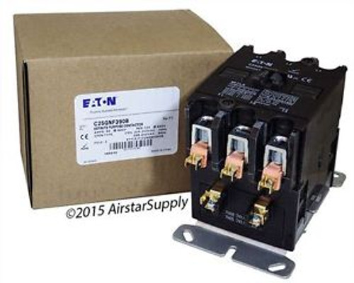 90 Amp  3 Pole  220-240V Coil  # C25GNF390B Eaton / Cutler Hammer Contactor