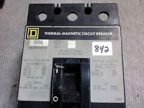Square D Thermal Magnetic 150 Amp Circuit Breaker KAL361508002