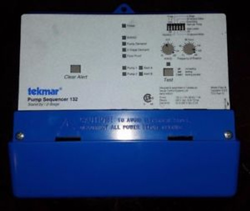 Used Tekmar Pump Sequencer 132 Stand-by / 2-Stage