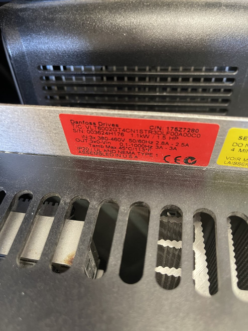 Danfoss VLT6002GT 175Z7280 DRIVE 1.5HP