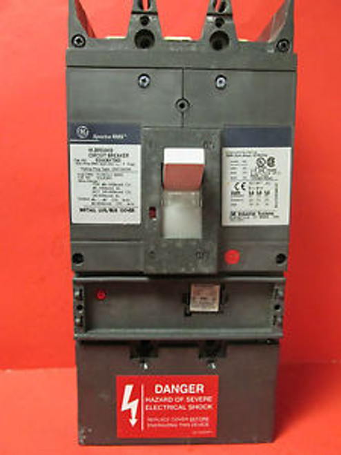 GENERAL ELECTRIC 3 POLE 600 AMP  WITH 600 A TRIP UNIT SGHA36AT0600  .....  M-102