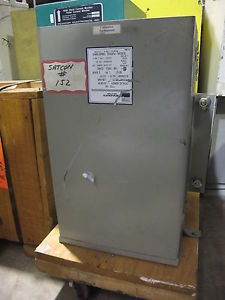 EGS Hevi Duty 5 KVA 120/240 X 12/24 NEMA 3R Buck Boost Transformer - T236