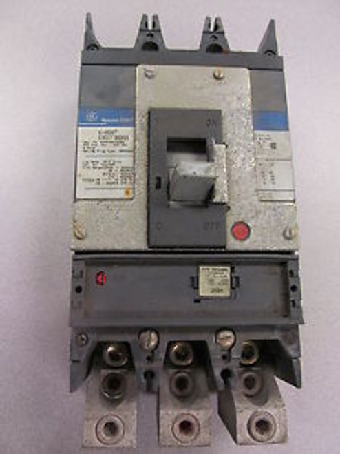 GE Spectra RMS SGHA36AT0400 400 Amp 600 V 3 Pole With 250 Amp Trip Plug