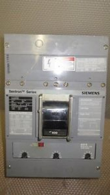 SIEMENS SENTRON BREAKER 600 AMP 600 VAC 3 POLE WITH 600 AMP TRIP MODEL HLD63F600