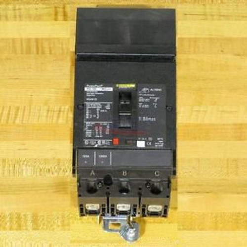 Square D HGA36125 Circuit Breaker, 125 Amp, 600 Volt, I-Line, Used
