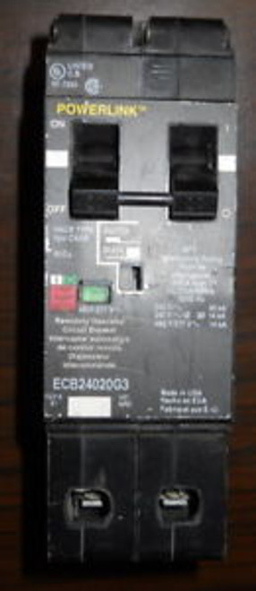 ECB24020G3 Square D Powerlink 2 pole 20 amp breaker