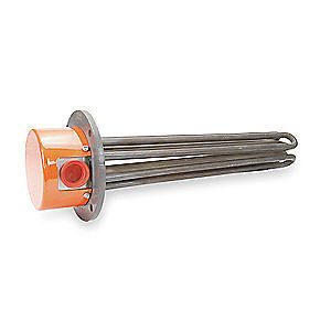 TEMPCO Flanged Immersion Heater37-15/16 In. L TFP02720