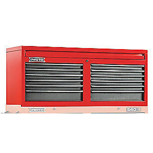 PROTO Steel Top Chest54 in. W12 Drawers J545419-12SG Red