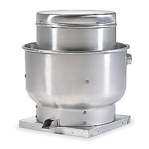 Centrifugal Upblast Roof Exhaust Fan: Direct Drive, Includes Drive Pack, 18 1/2 in Wheel, 4,307 cfm