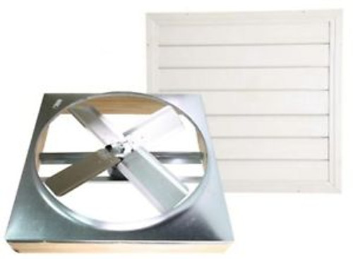 Direct Drive Whole House Fan Attic Vent Air Advanced Shutter Home Ventilation