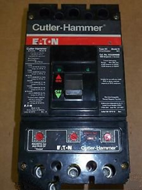 Cutler Hammer KS 3 pole 400 amp 240v KS320400D Circuit Breaker Chipped FRAME
