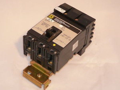 Used Square D FC34020 FC 3 Pole 20 amp 480 Volt I Line Circuit Breaker