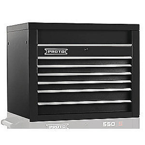 PROTO Steel Top ChestBlack34 in. W6 Drawers J553427-6DB Black