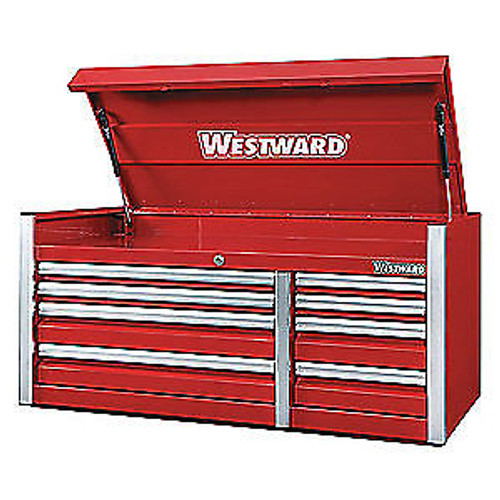 WESTWARD Top ChestSteelRed500 lb. Load Rating 49NR86 Red