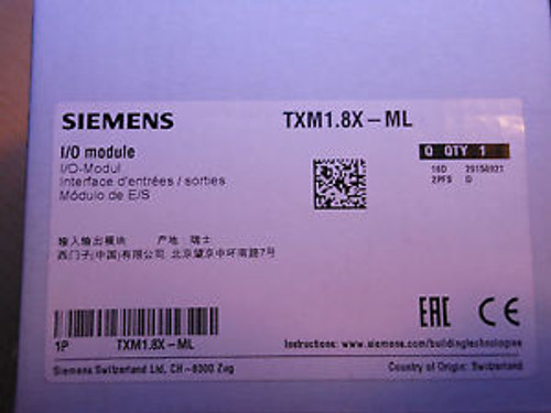 SIEMENS TXM1.8X-ML I/O MODULE