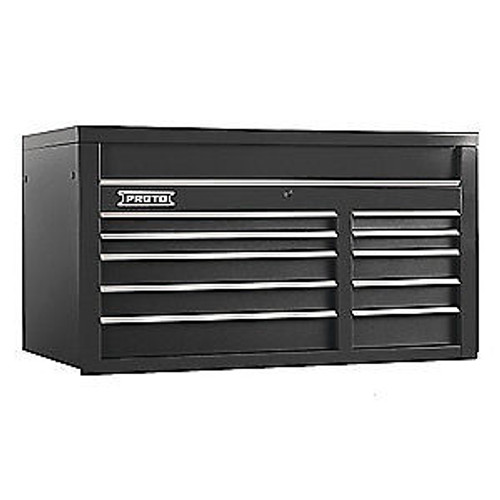 PROTO Steel Top ChestBlack50 in. W10 Drawers J555027-10DB Black