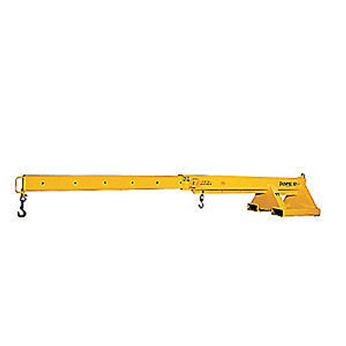 CALDWELL Telescoping Pivoting Fork Boom6000 Lb PB-60 Yellow