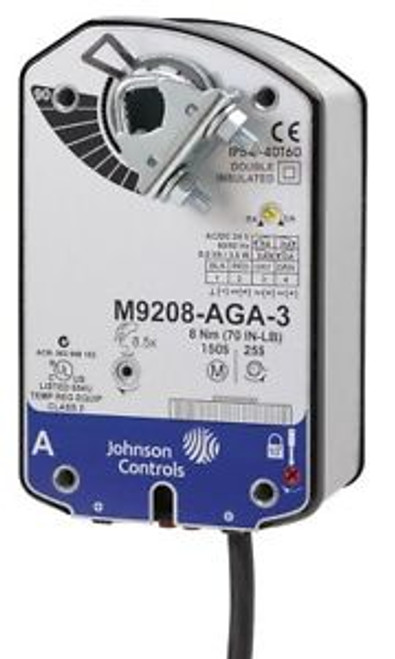 Johnson Controls 230VAC On/Off 2 SPDT Electric Actuator -40 to 140F