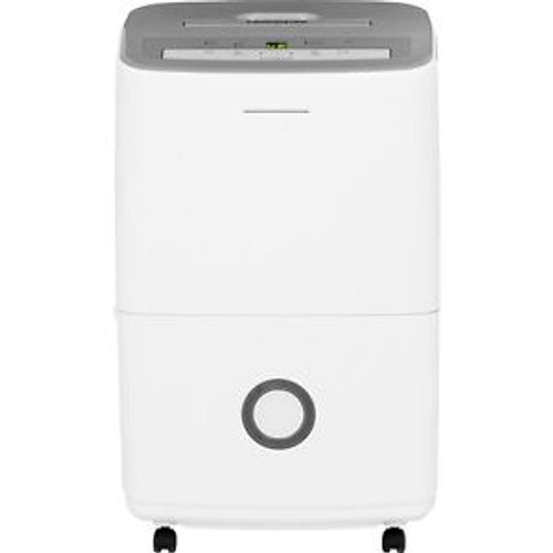 70-Pint Dehumidifier with Effortless Humidity Control White