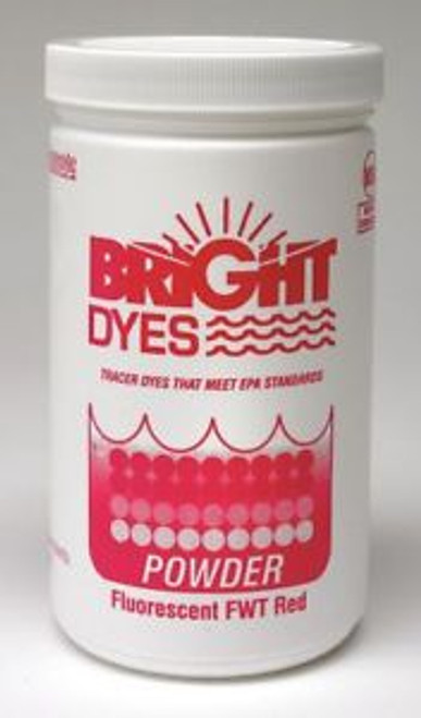 Bright Dyes Dye Tracer Powder Fluorescent Red 1 lb 1 lb. 105403