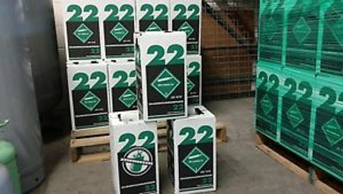 R22 refrigerant 15 lbs. new factory sealed Virgin made in USA SAME DAY SHIPPING