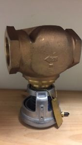 JOHNSON CONTROLS VG7241ST BRASS TRIM GLOBE VALVE WITH V-3008E PNEUMATIC ACTUATOR