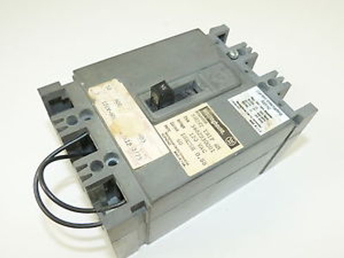 Used Westinghouse HFB3050 3p 50a 600v Circuit Breaker With 120v Shunt 1-yr Warr