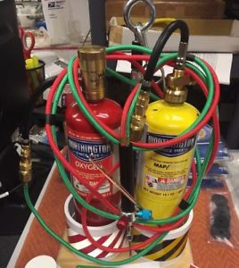 Welding and Brazing Kit The Little Torch Kit FULL MAP GAS & OXYGEN TANKS
