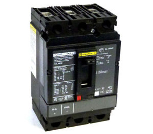 Square D HJL36030 30A 3-Pole 600V Circuit Breaker 1 YEAR WARRANTY