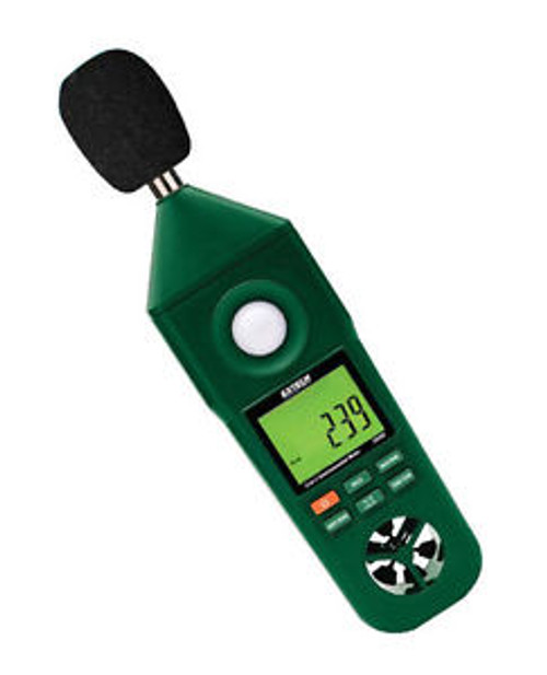 EXTECH EN300 Hygro-Thermometer-Anemometer-Light-Sound Mtr US Authorized Dealer=