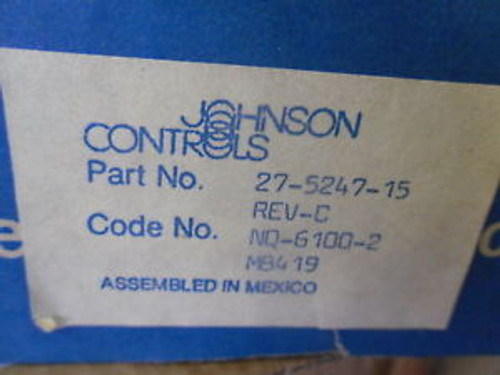 New Johnson Controls 27-5247-15  27524715 Relay Staging Station REV.C