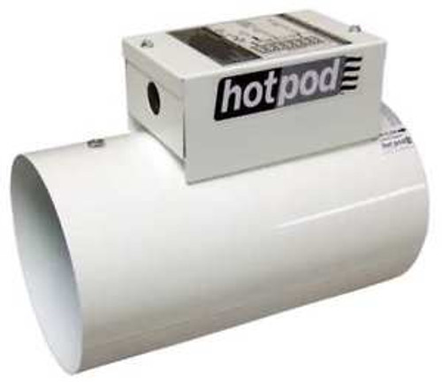 10-1/2 In-line Duct Fan Heater Hotpod HP6-1000120-2T