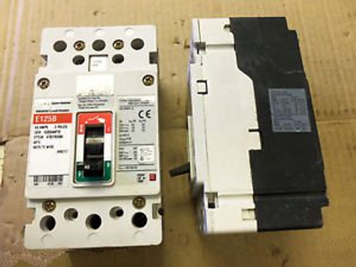 EATON Cutler Hammer E125B  EGB3040FFB 3 pole 40 amp 480v Circuit Breaker